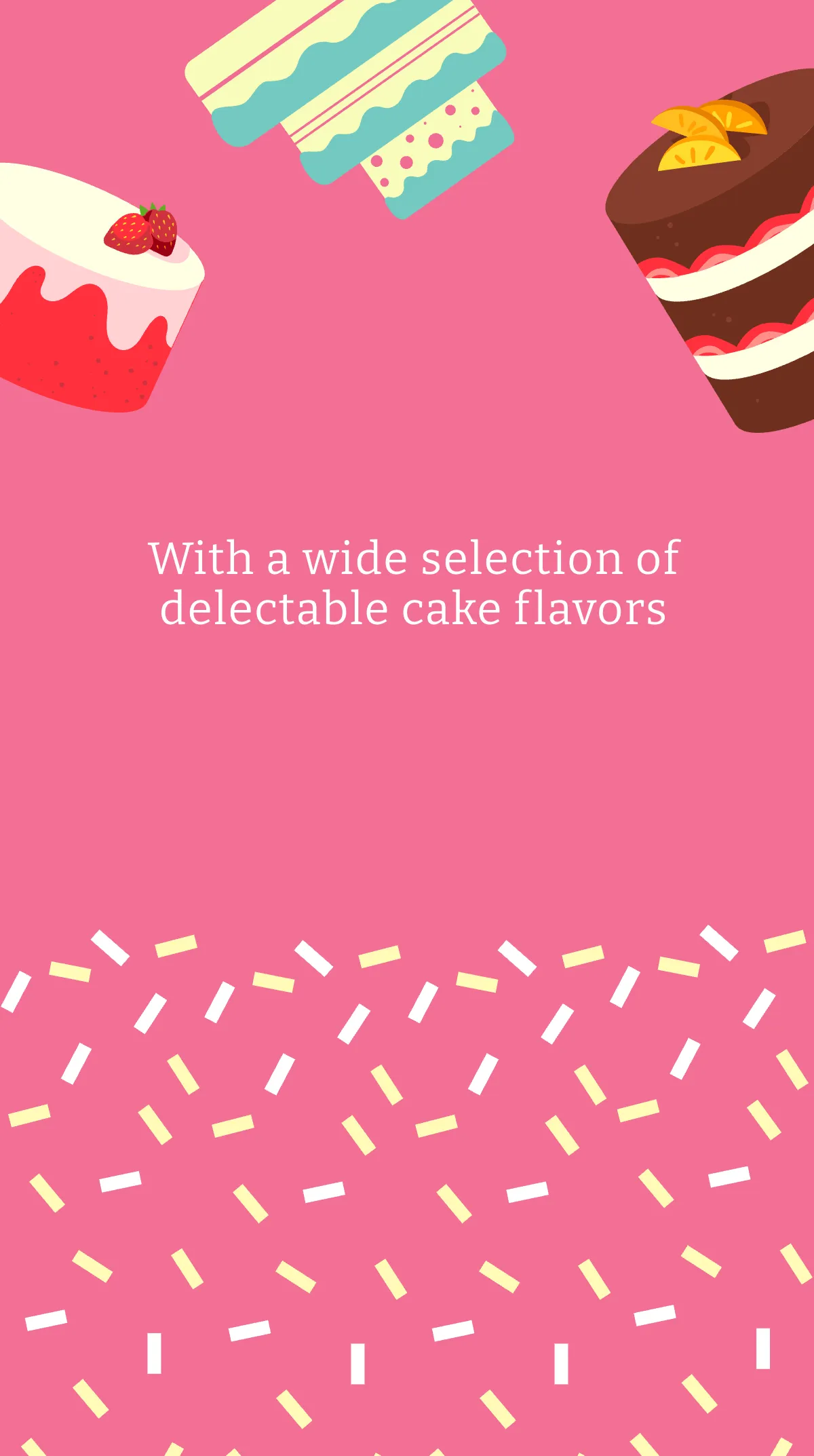 Free Cake Shop Instagram Story Template to Edit Online