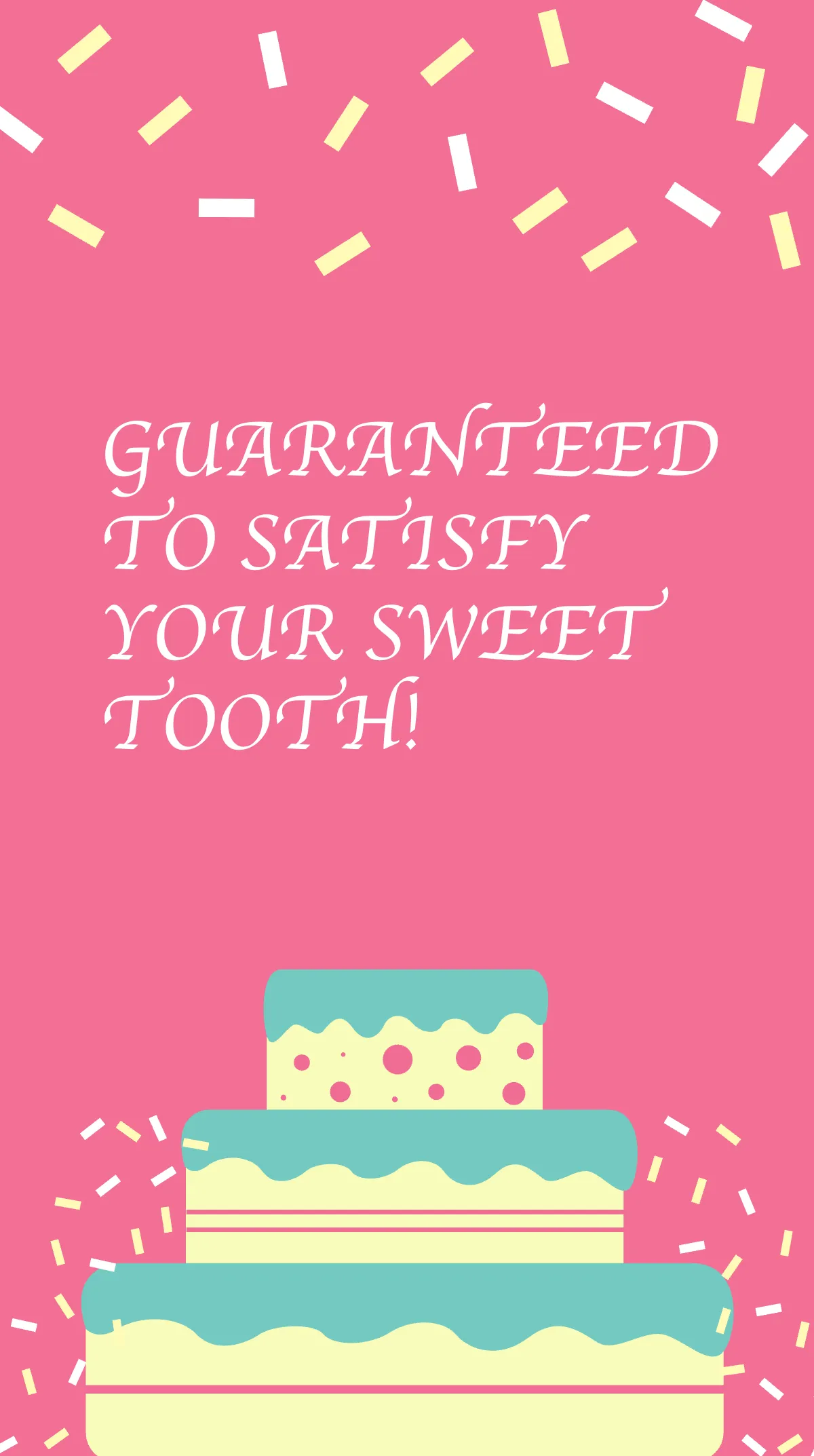 Free Cake Shop Instagram Story Template to Edit Online