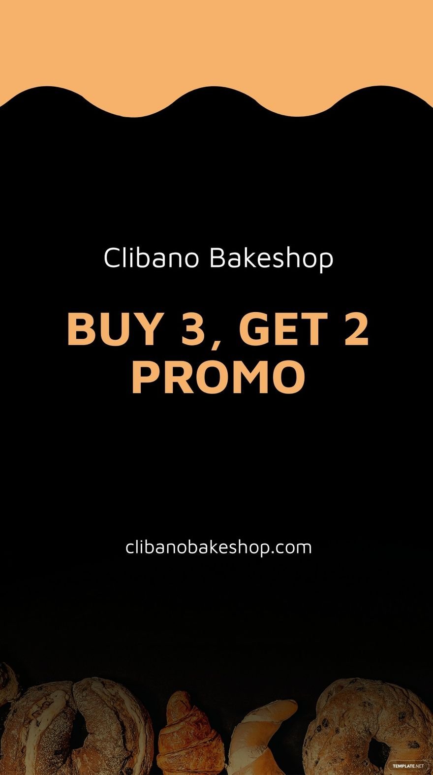 Bakery Business Promotion Whatsapp Post Template