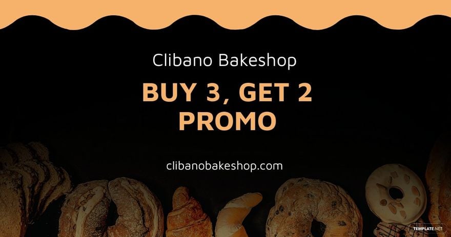 Bakery Business Promotion Facebook Post Template