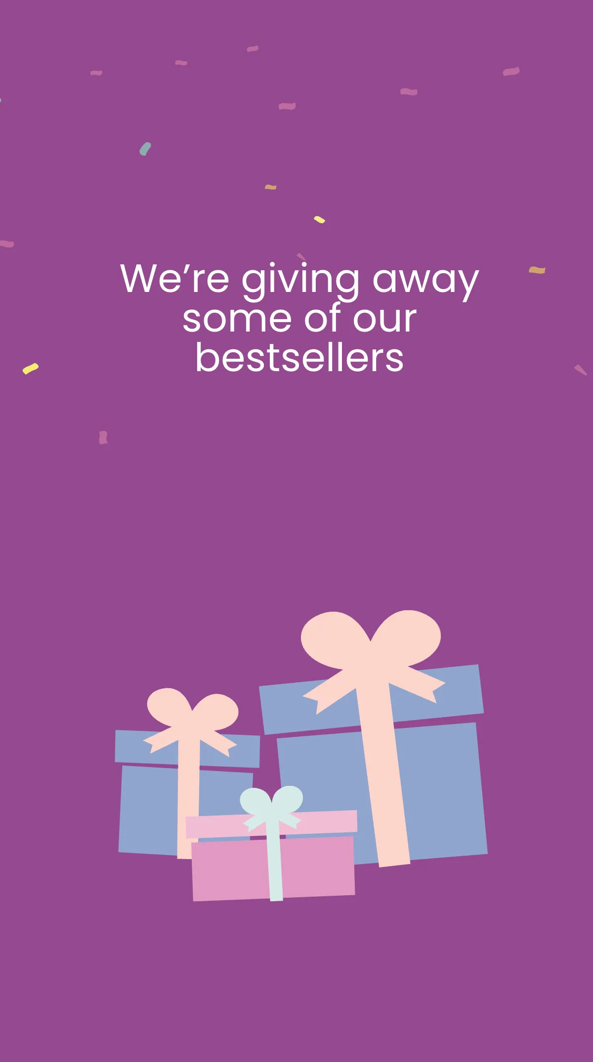 Free Bakery Giveaway Instagram Story Template to Edit Online