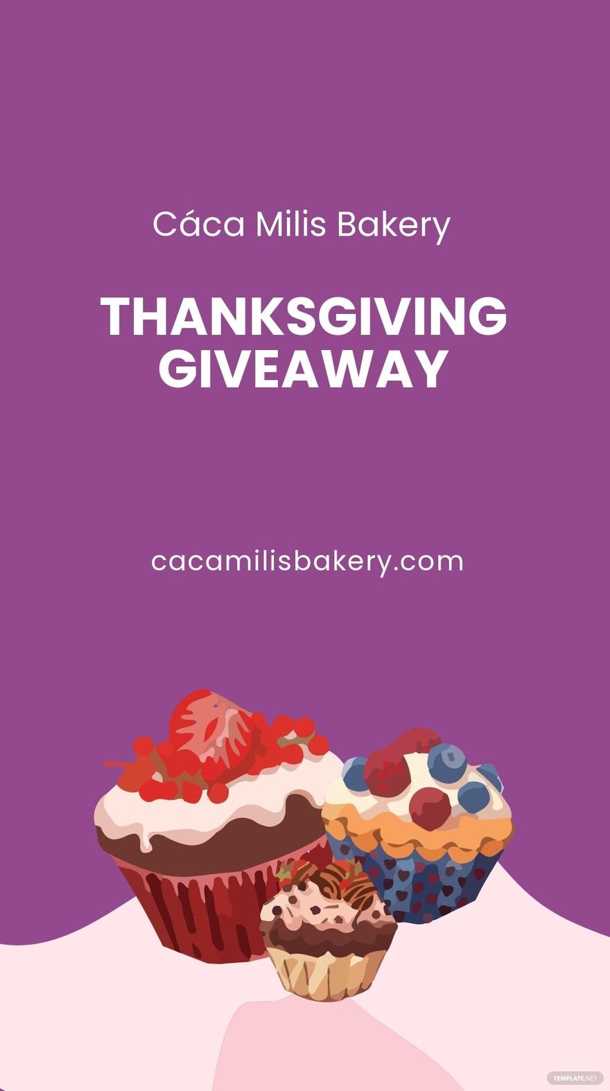 Bakery Giveaway Instagram Story Template
