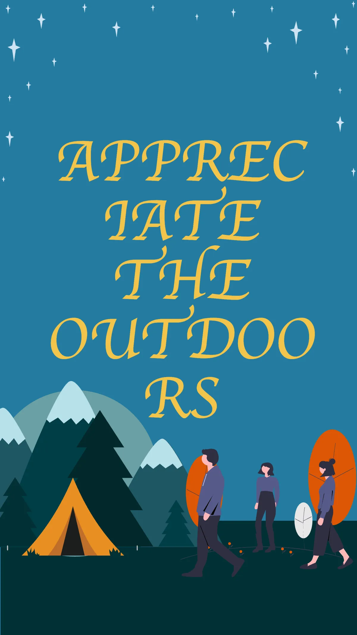 Free Camping Program Instagram Story Template to Edit Online