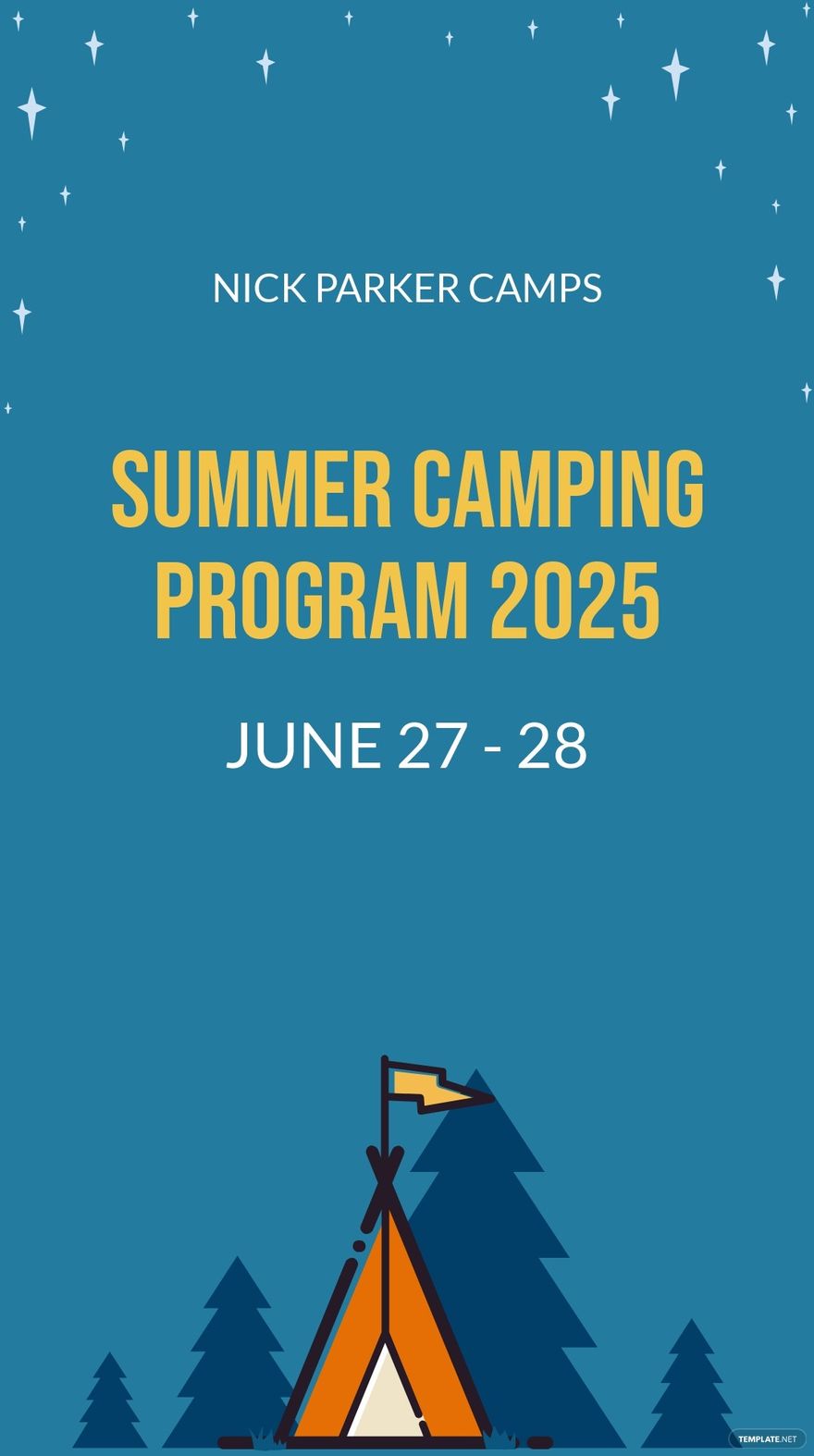 Camping Program Instagram Story Template.jpe