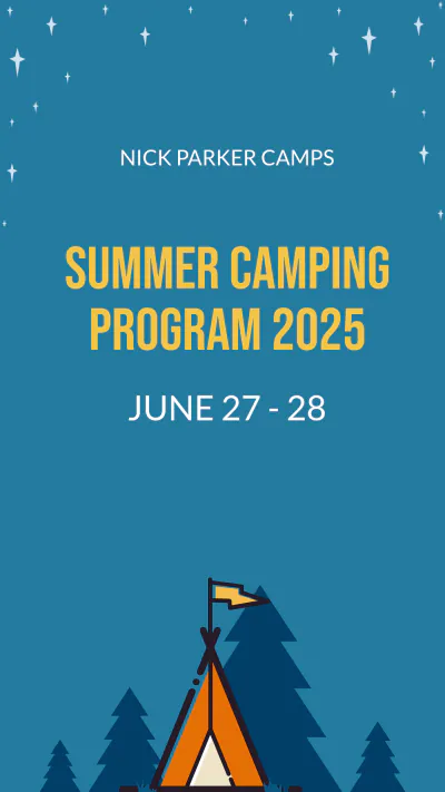Free Camping Program Instagram Story Template to Edit Online