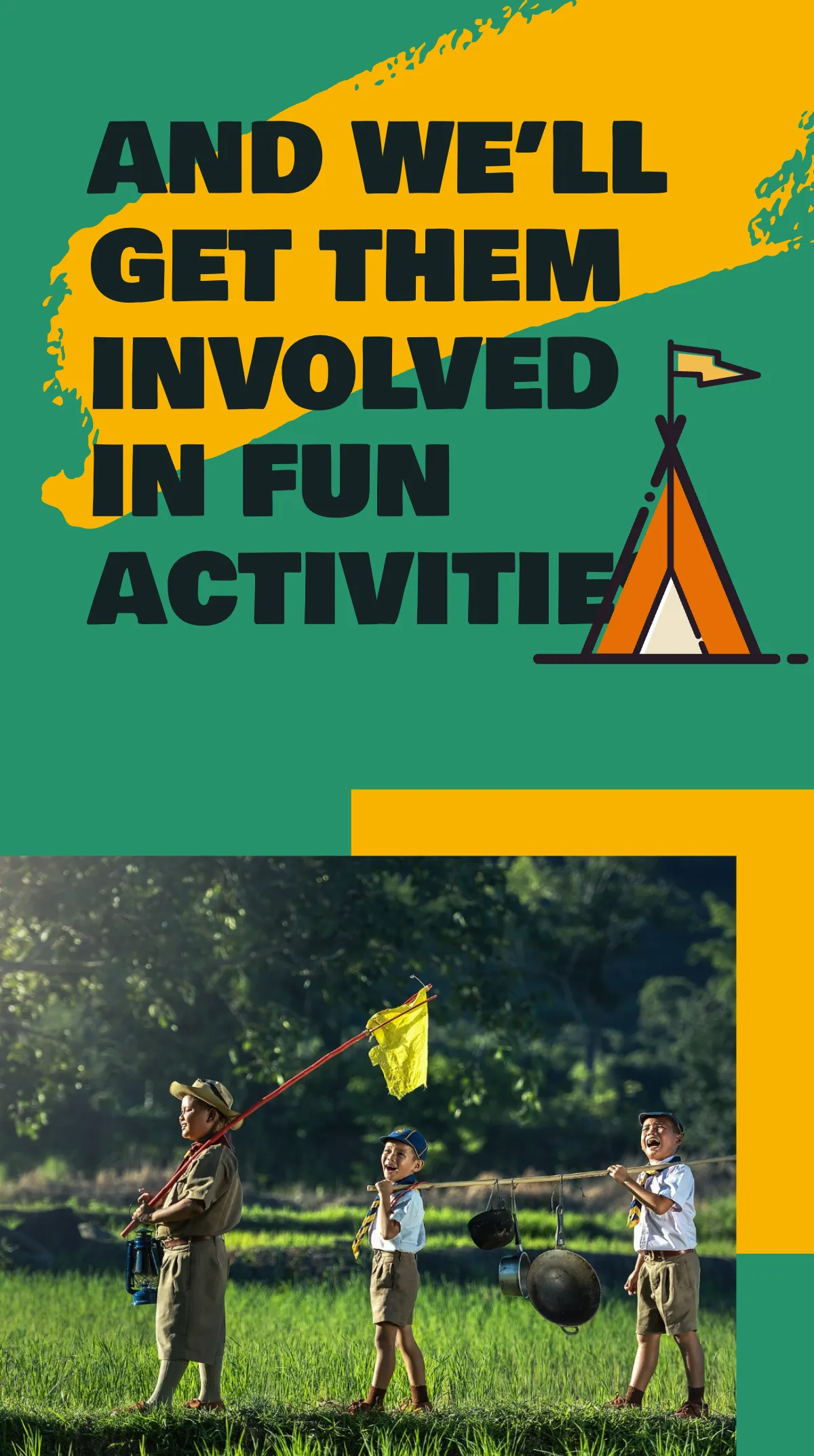 Free Kids Summer Camp Instagram Story Template to Edit Online