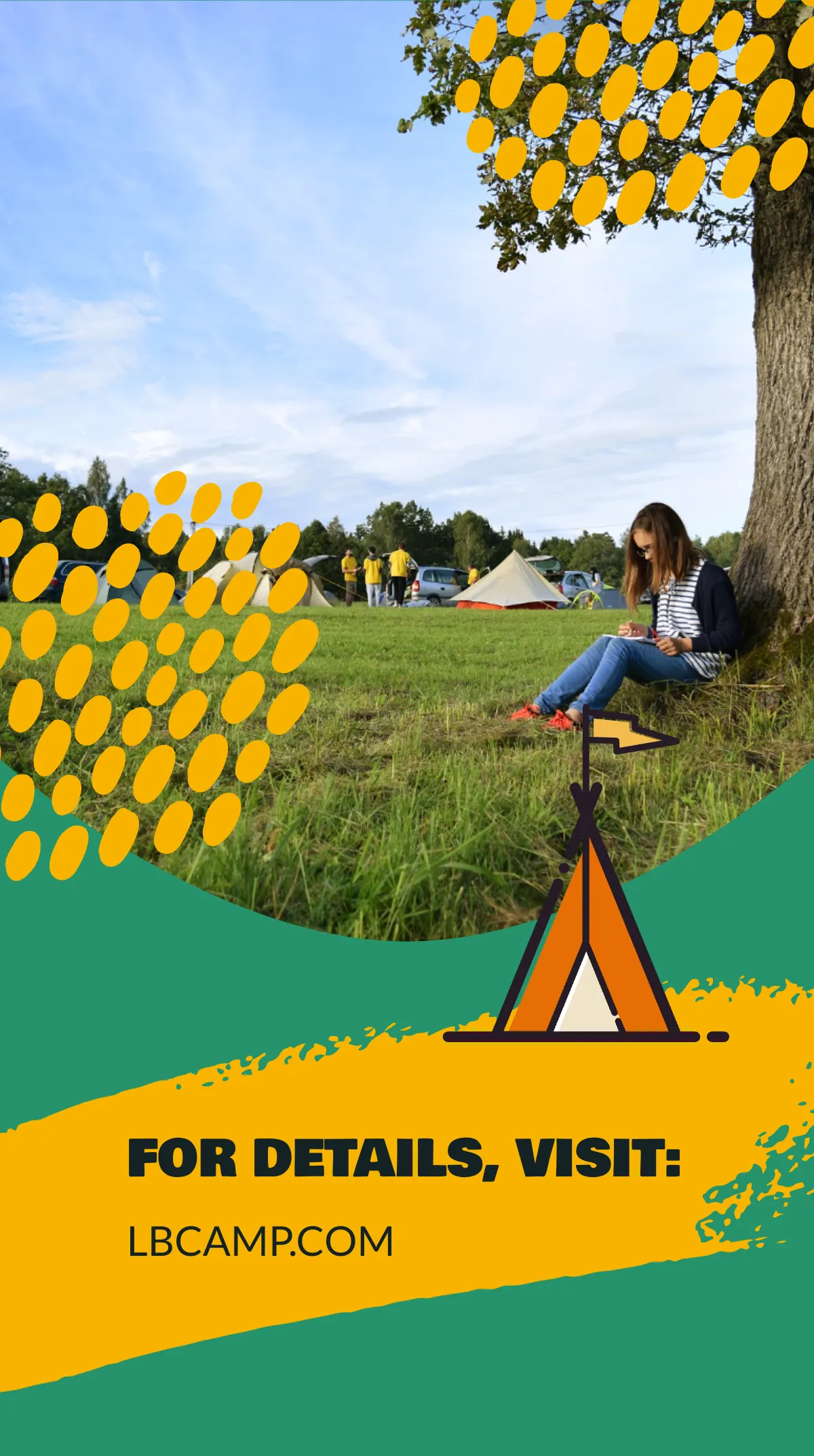 Free Kids Summer Camp Instagram Story Template to Edit Online