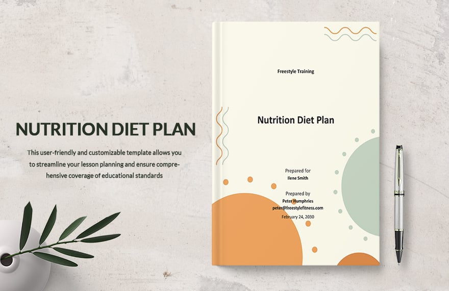 Nutrition Diet Plan Template