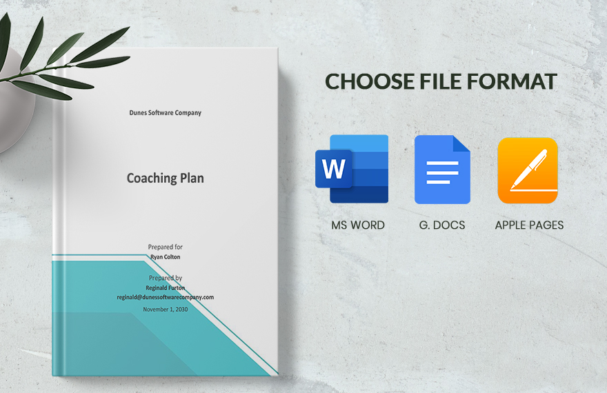 Simple Coaching Plan Template