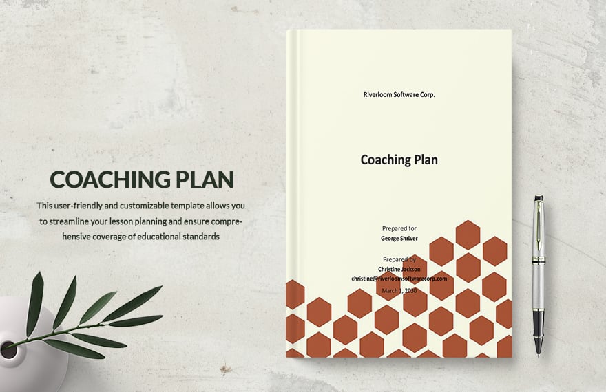 Sample Coaching Plan Template