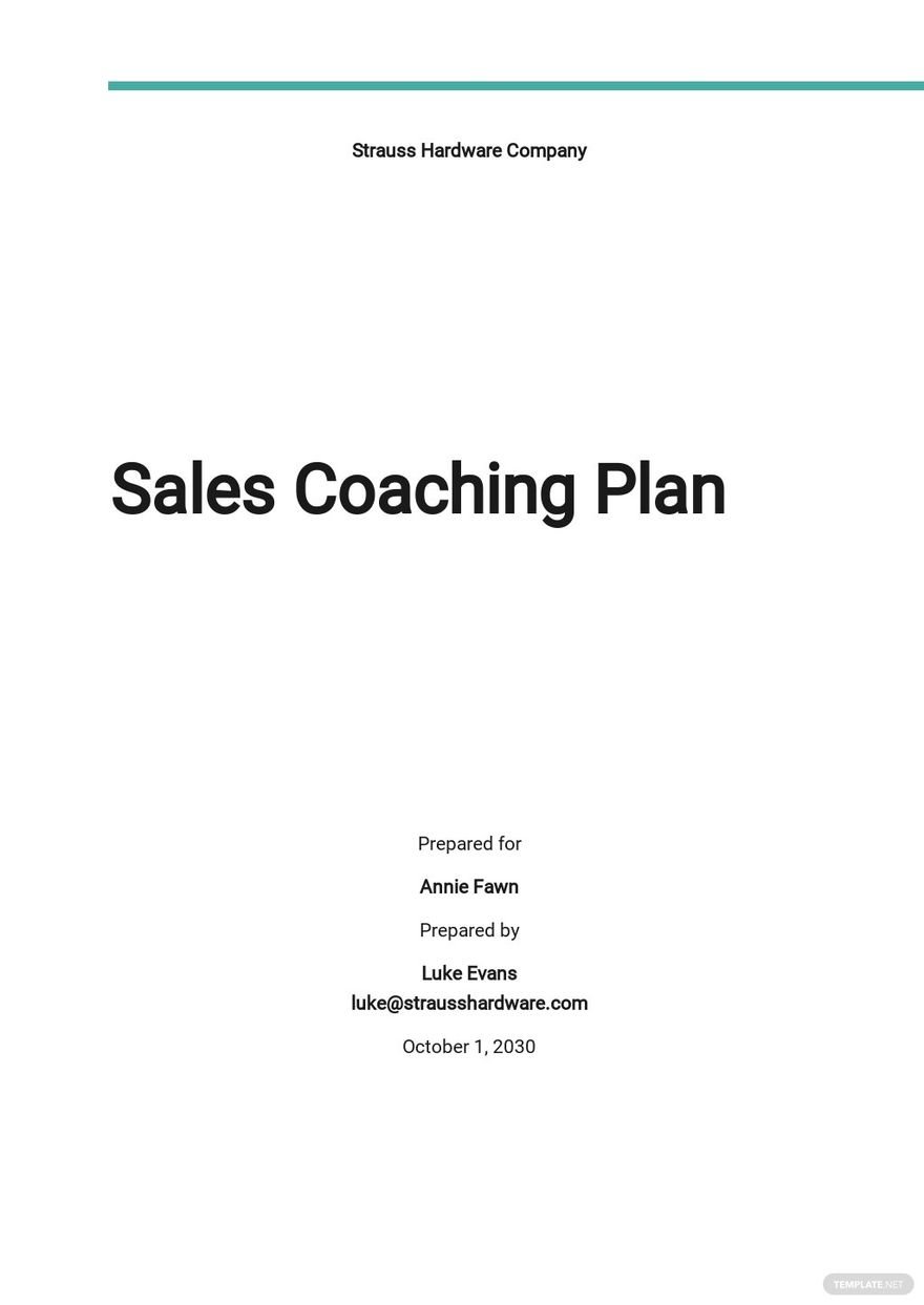 Coaching Plan Templates 11+ Docs, Free Downloads