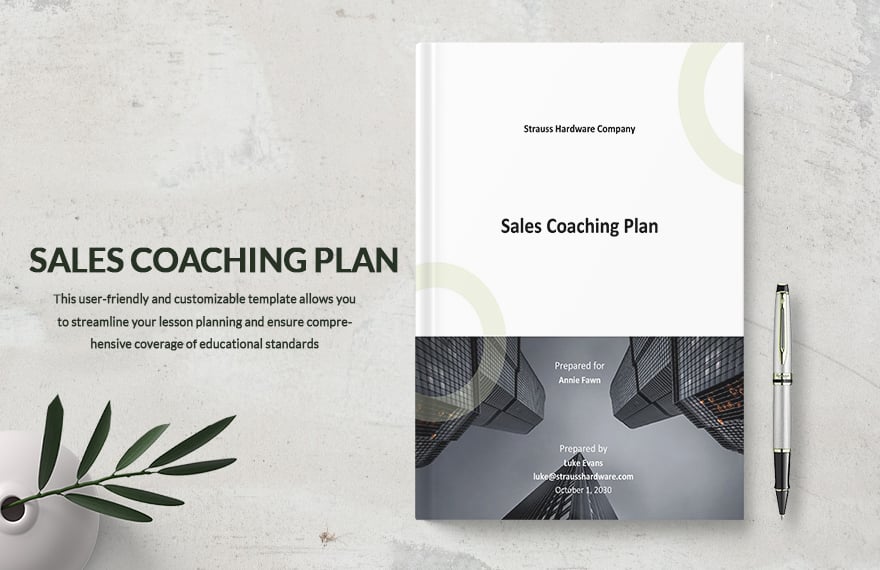 Sales Coaching Plan Template in Word, Google Docs, PDF, Apple Pages
