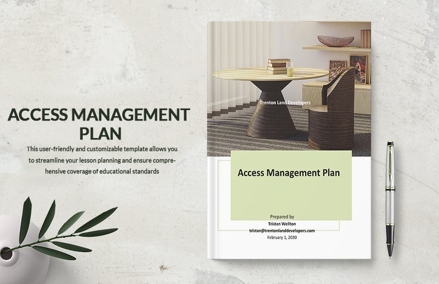 Access Management Plan Template