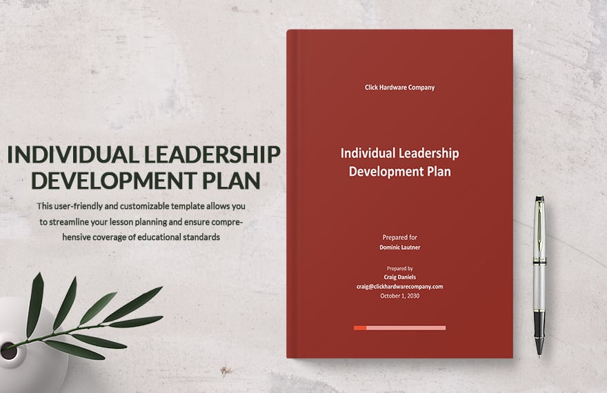 Individual Leadership Development Plan Template
