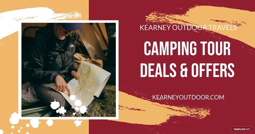 Camping Tour Offer Facebook Post Template.jpe