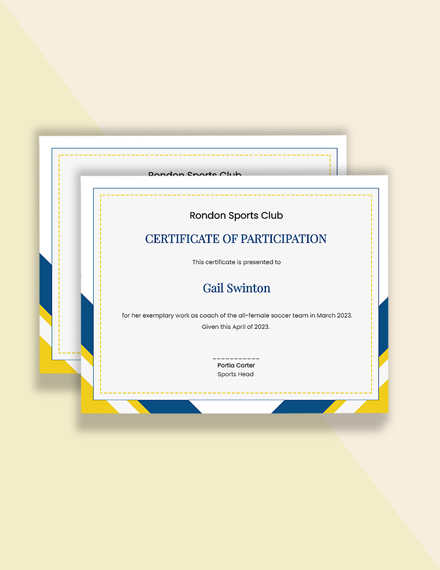 Funny Participation Certificate Template - Google Docs, Illustrator, Word, Apple Pages, PSD, Publisher