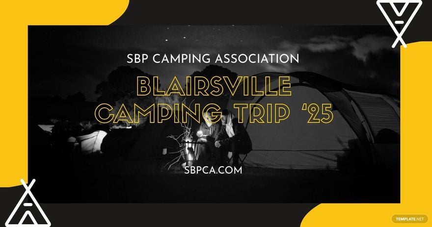 Camping Trip Facebook Post Template.jpe
