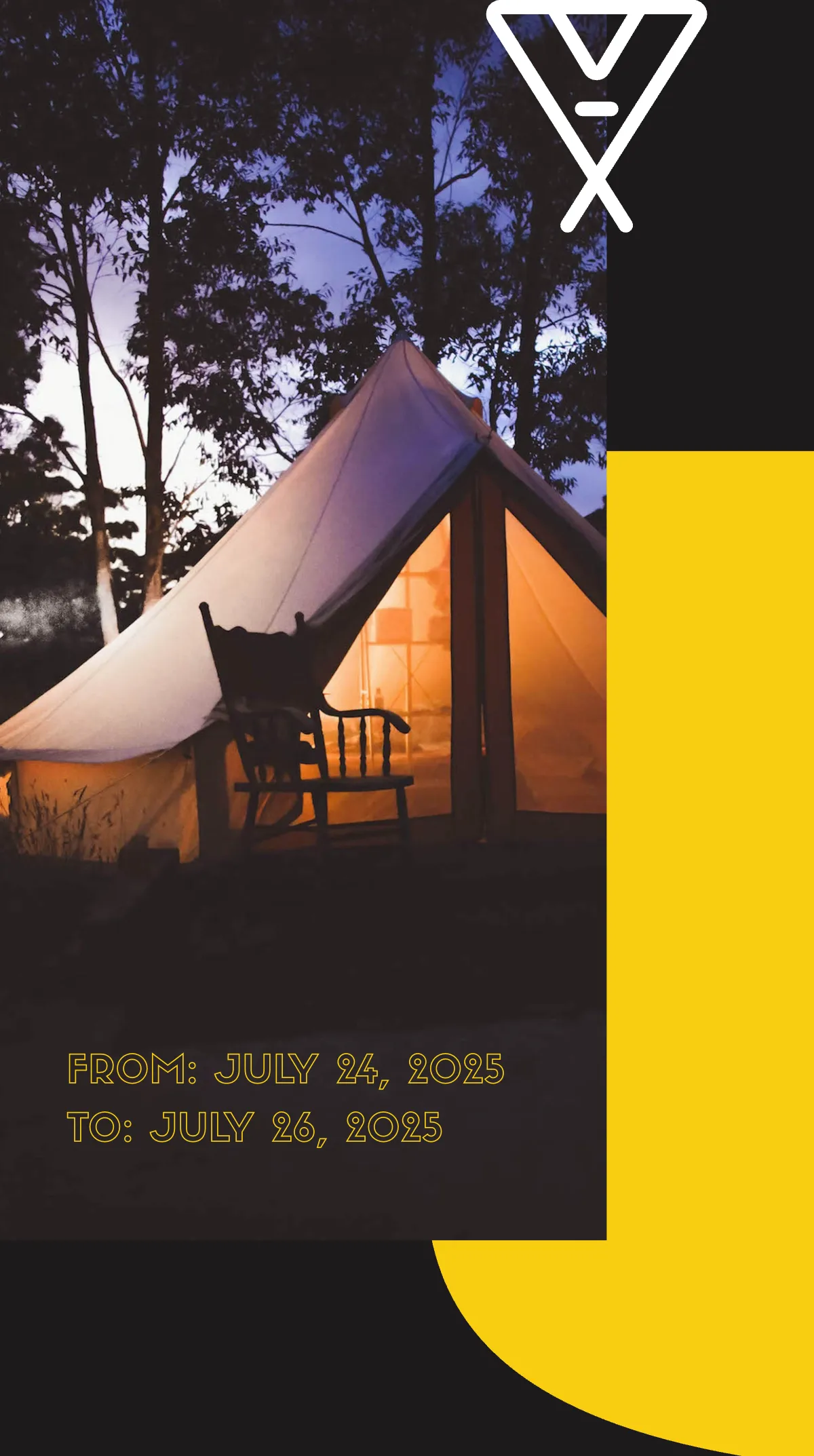 Free Camping Trip Instagram Story Template to Edit Online