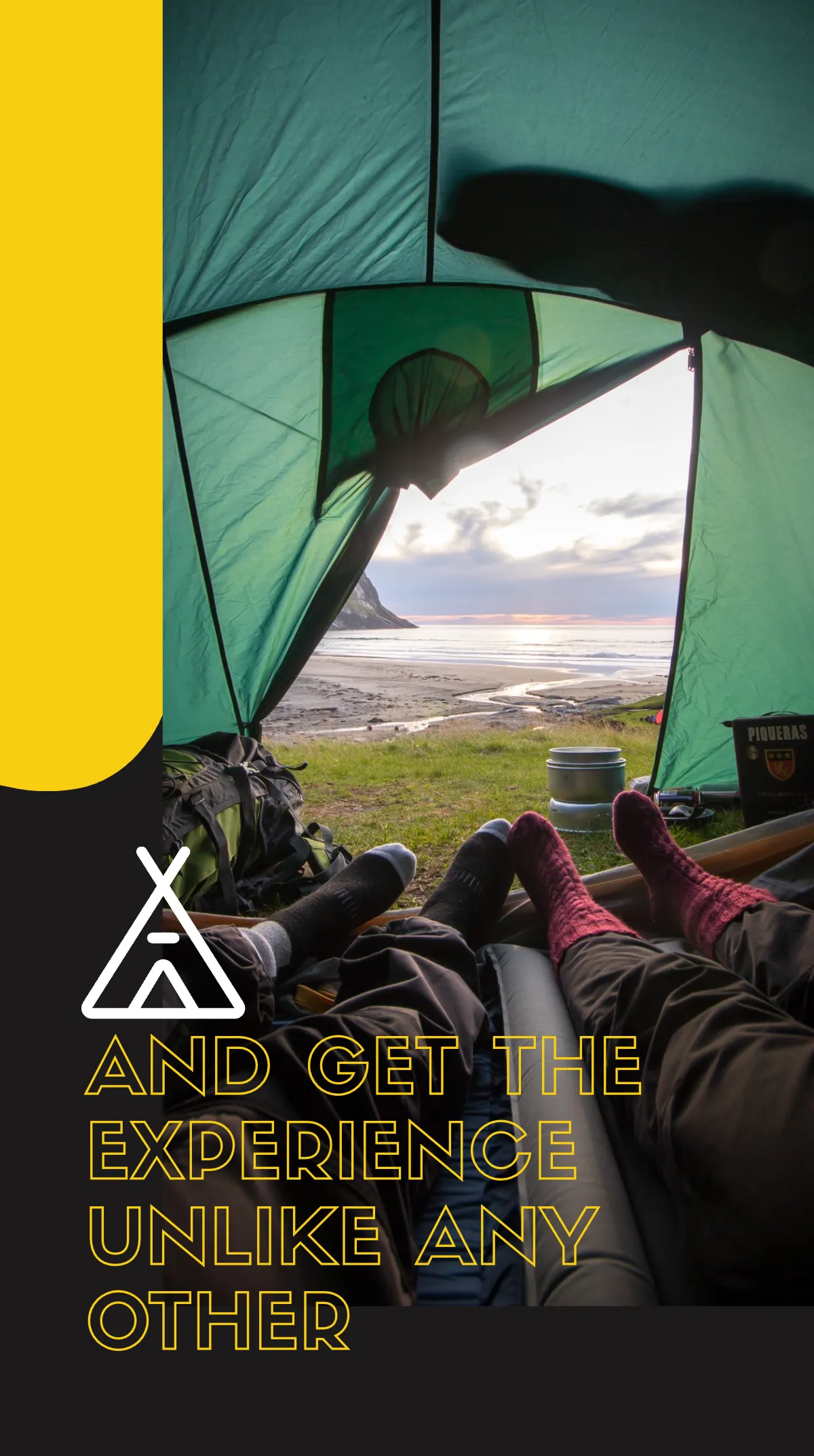 Free Camping Trip Instagram Story Template to Edit Online