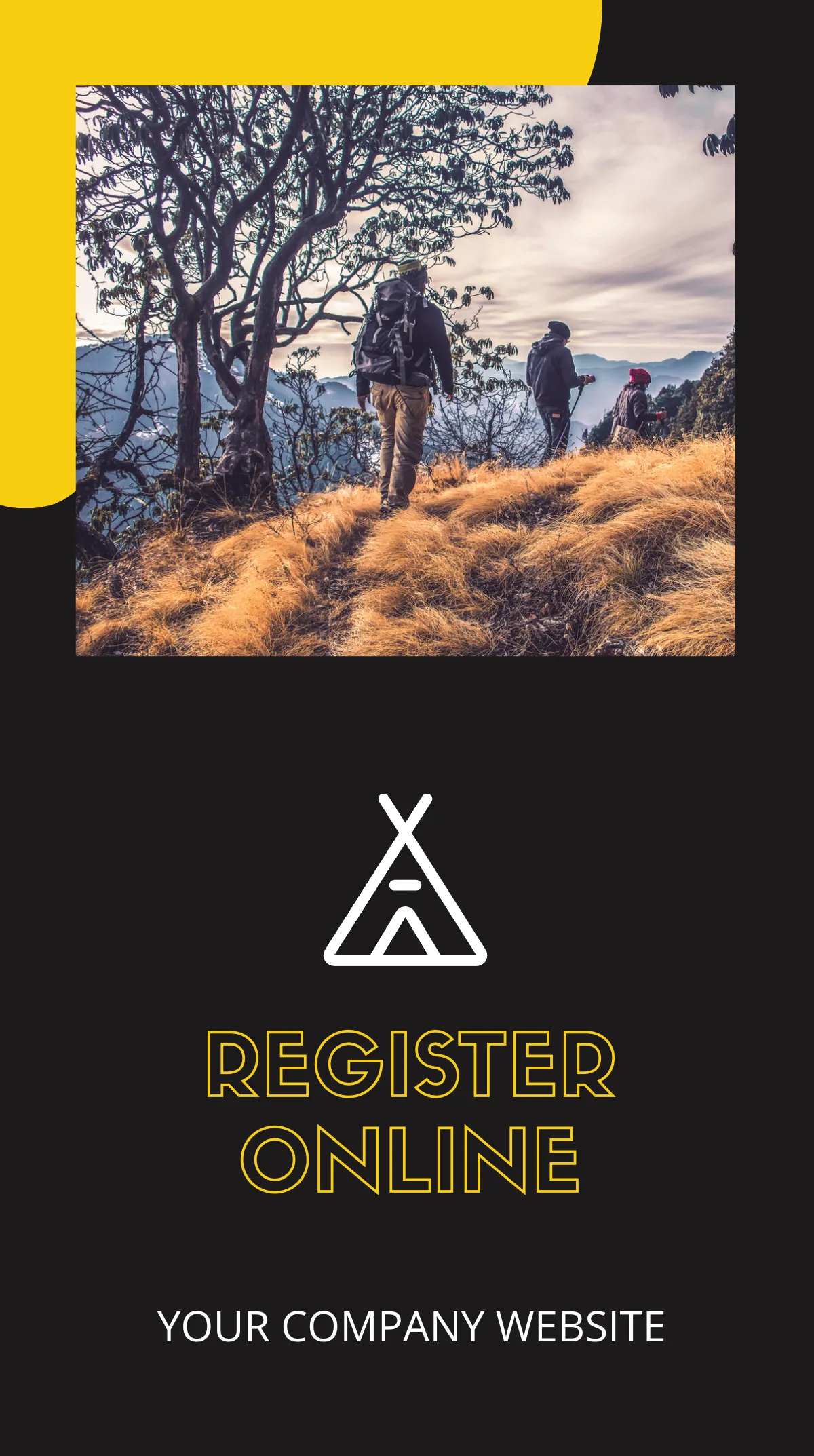 Free Camping Trip Instagram Story Template to Edit Online