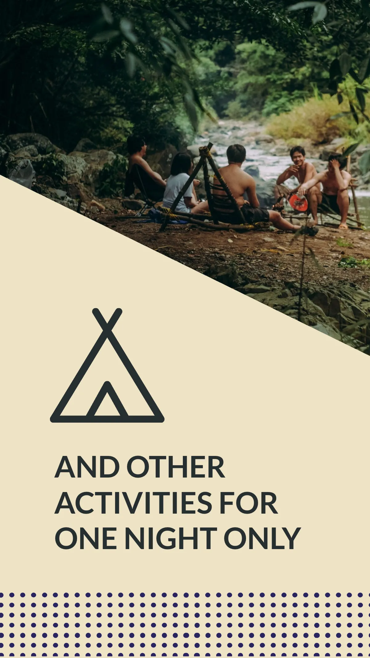 Free Night Camping Instagram Story Template to Edit Online