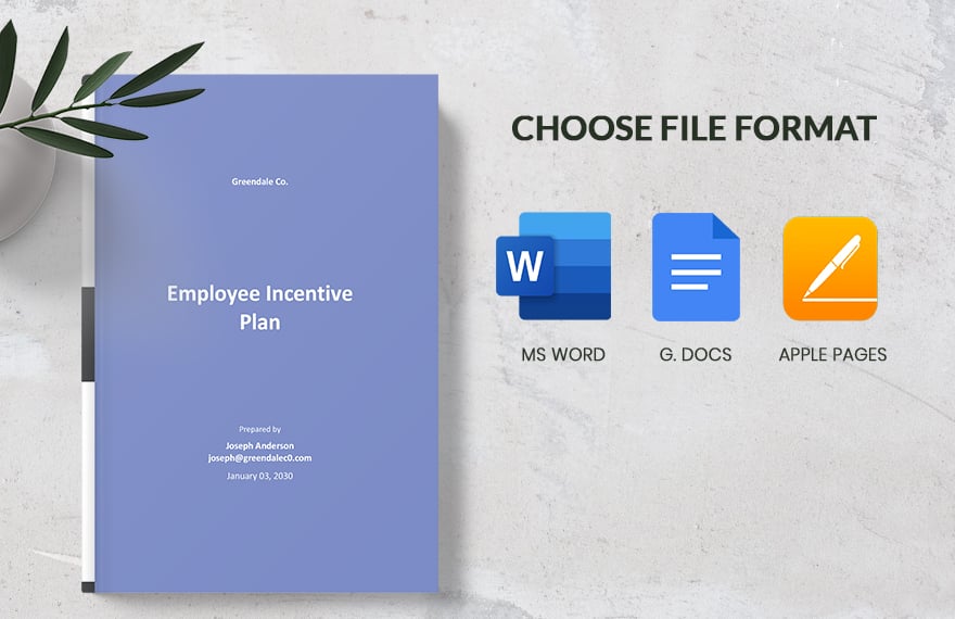 Employee Incentive Plan Template