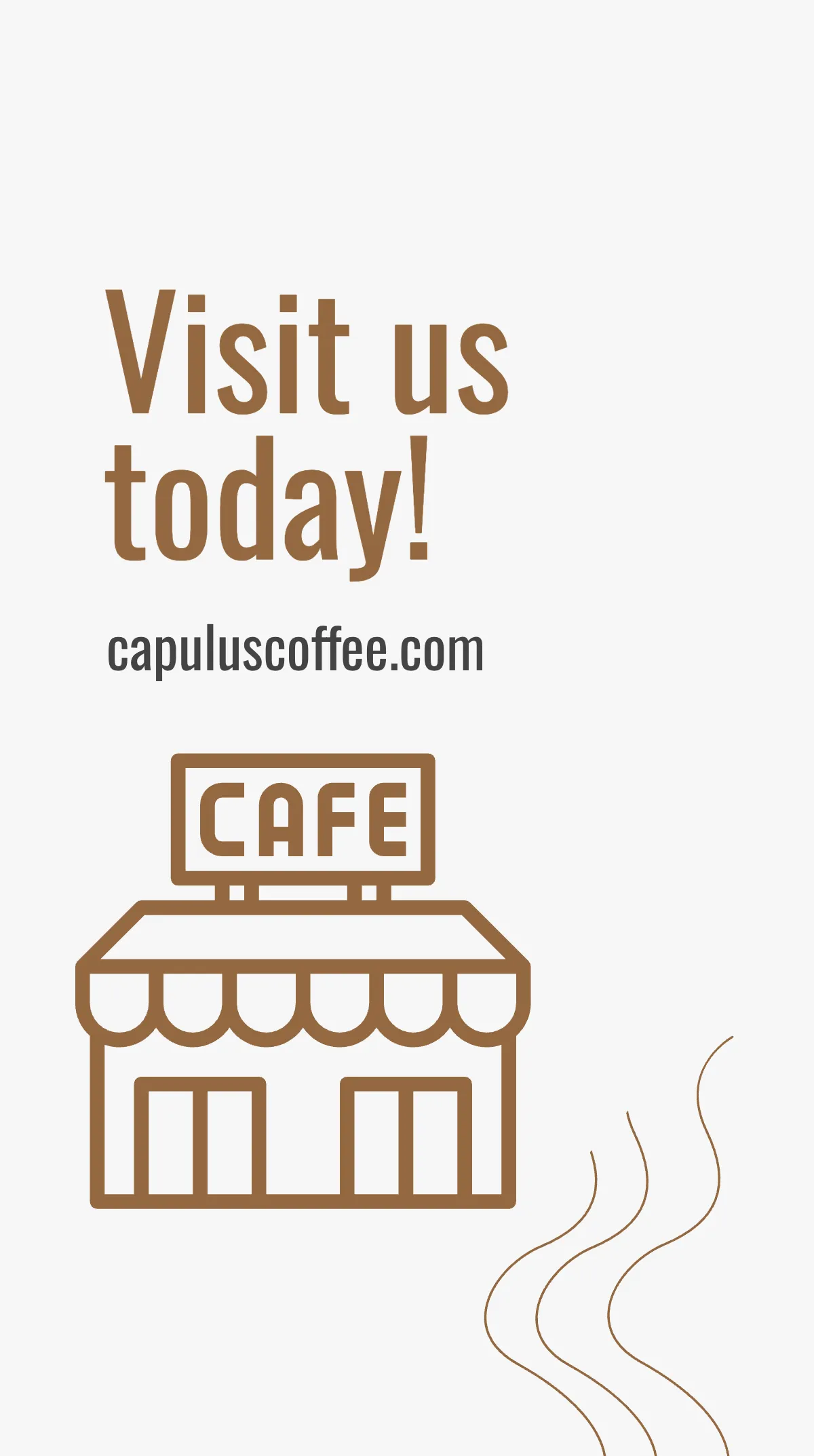 Free Coffee Shop Advertisement Instagram Story Template to Edit Online