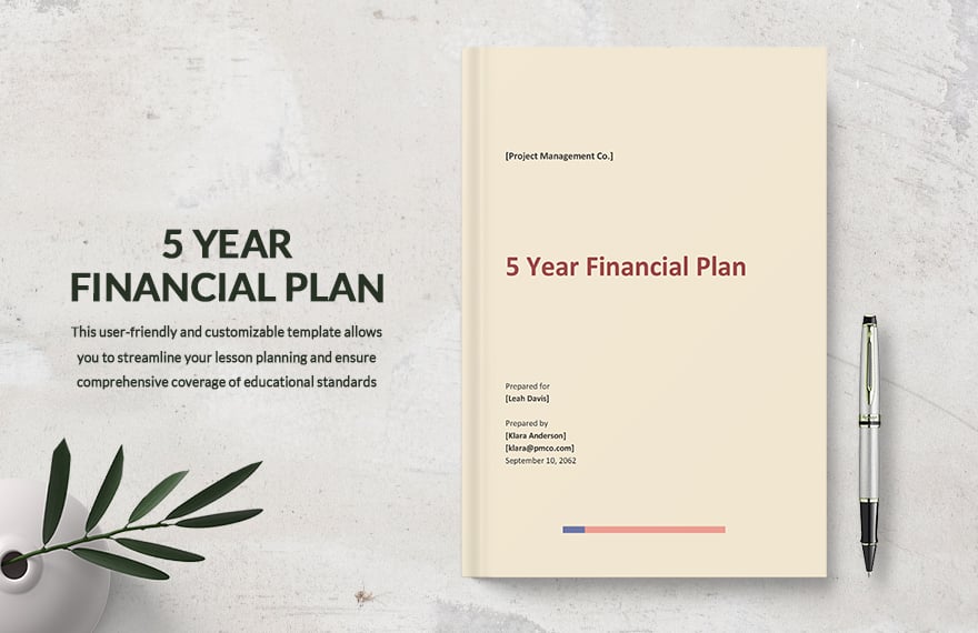 5 Year Financial Plan Template