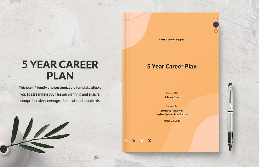 5 Year Career Plan Template