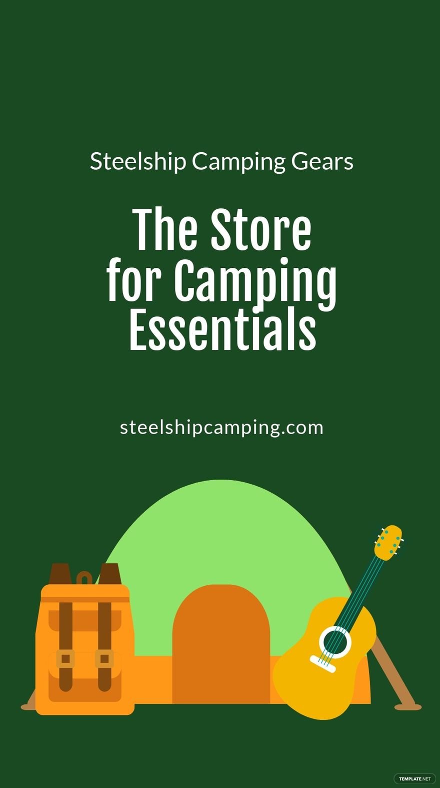 Camping Essentials Instagram Story Template