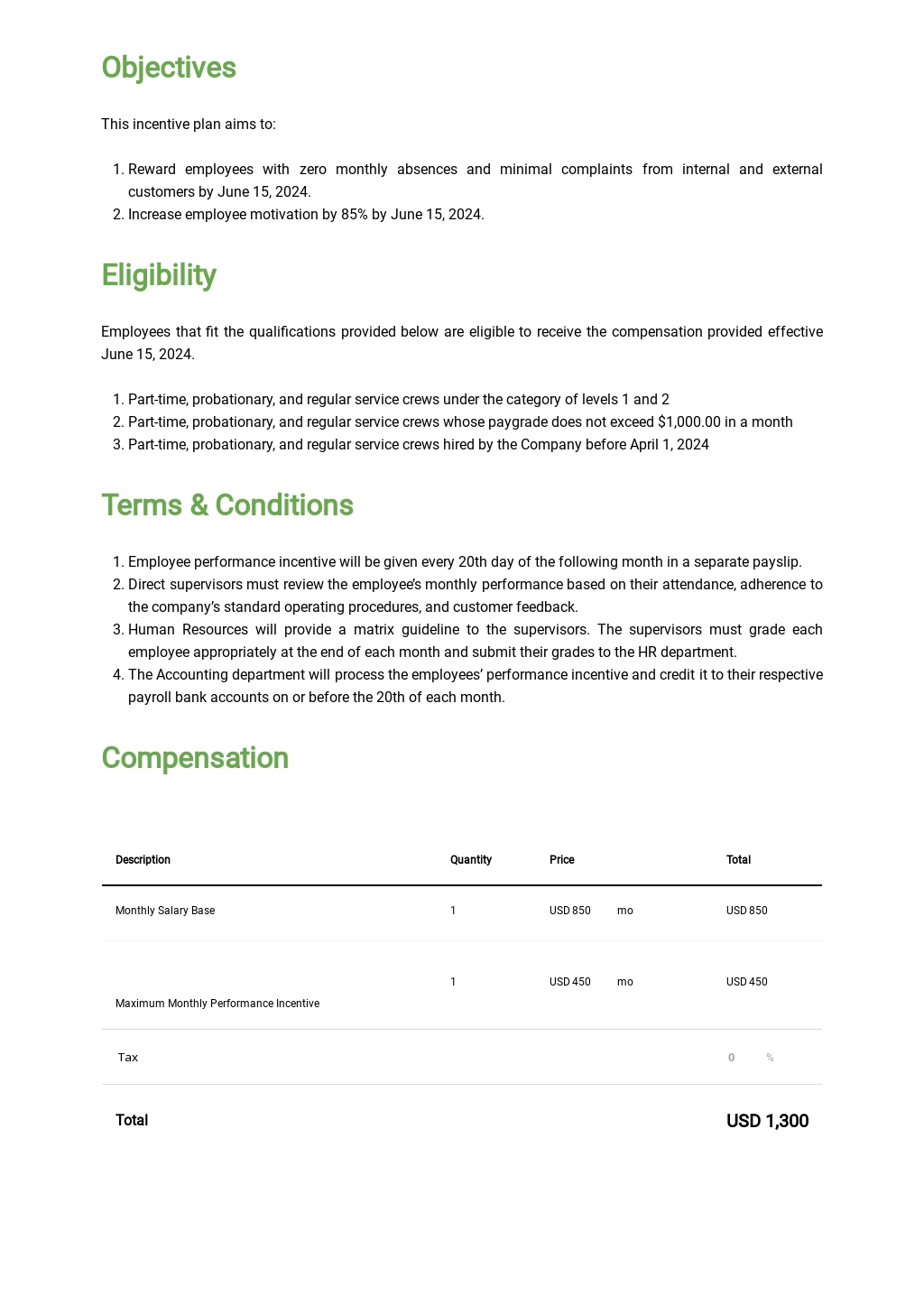 incentive-compensation-plan-template