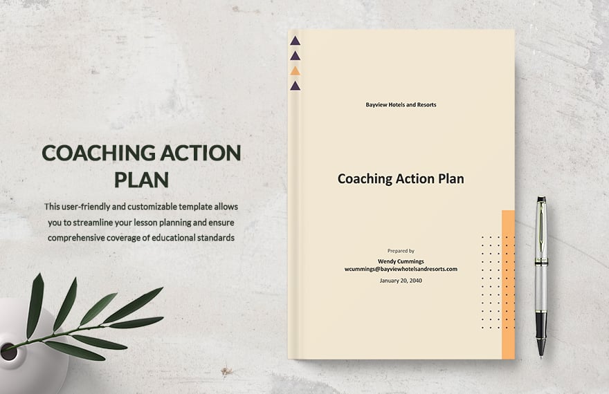 Coaching Action Plan Template in Word, Google Docs, PDF, Apple Pages