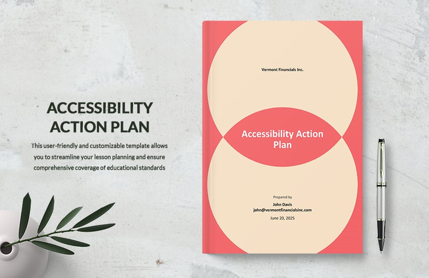 Accessibility Action Plan Template