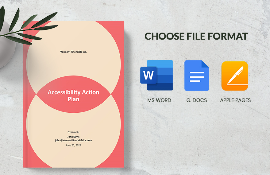 Accessibility Action Plan Template