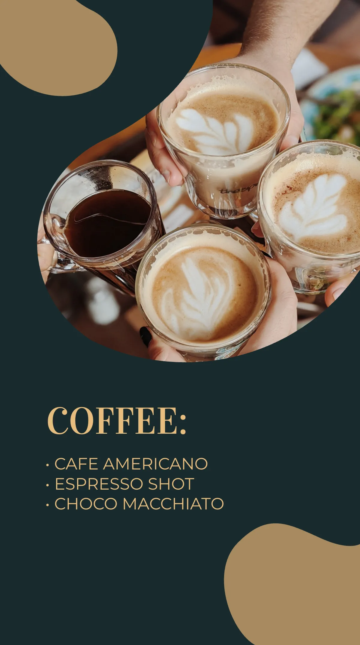 Free Cafe Menu Instagram Story Template to Edit Online