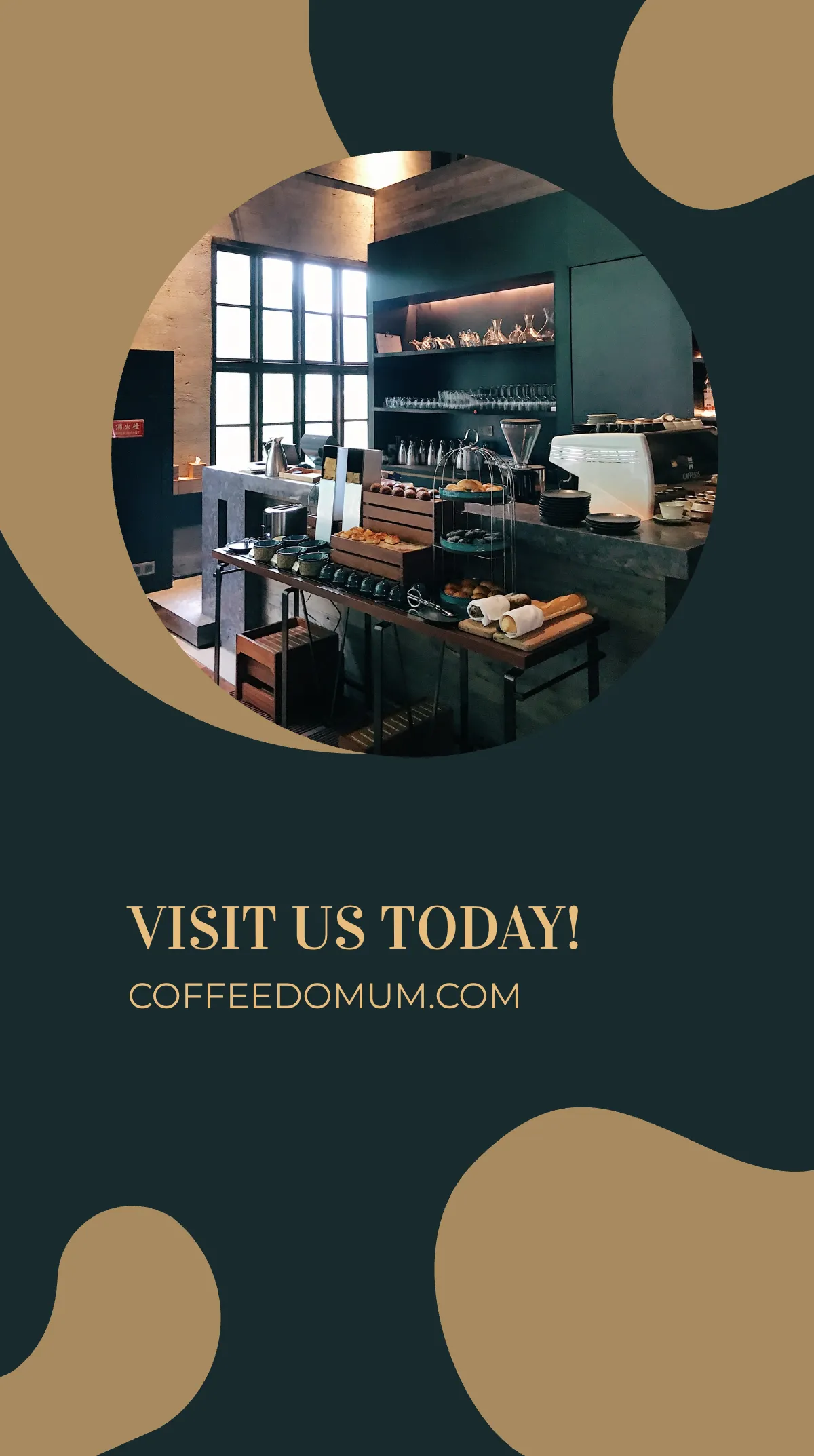 Free Cafe Menu Instagram Story Template to Edit Online