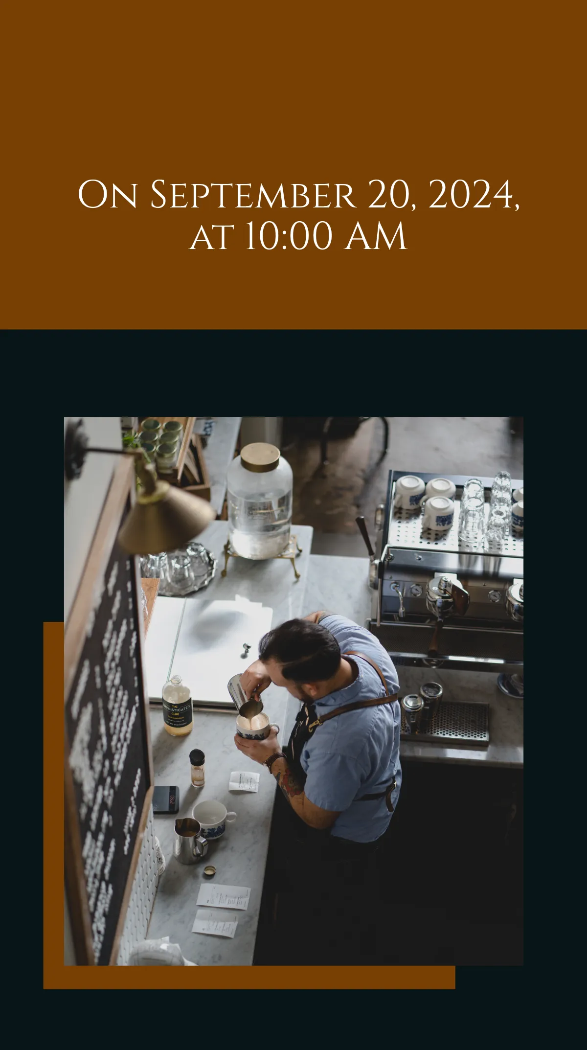 Free Cafe Grand Re-Opening Instagram Story Template to Edit Online