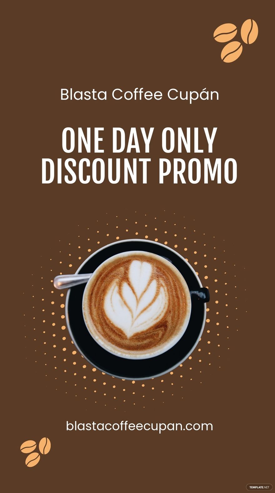 Coffee Discount Promotion Instagram Story Template
