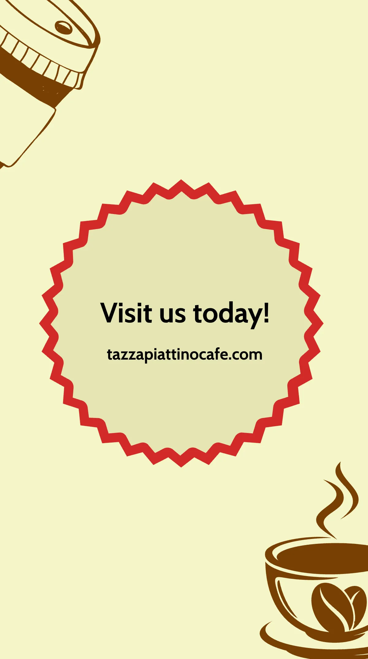 Free Simple Cafe Instagram Story Template to Edit Online