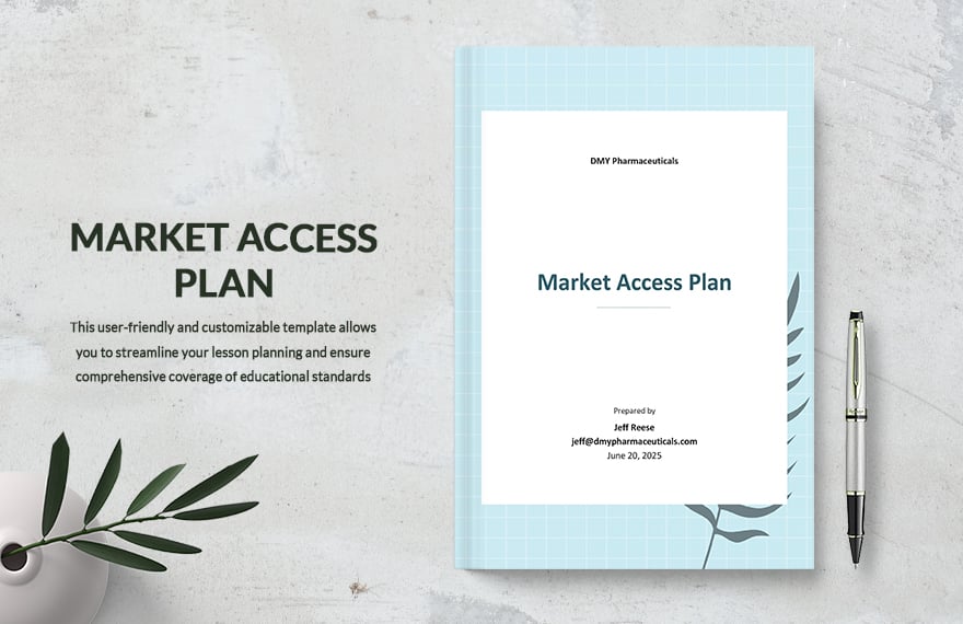 Market Access Plan Template