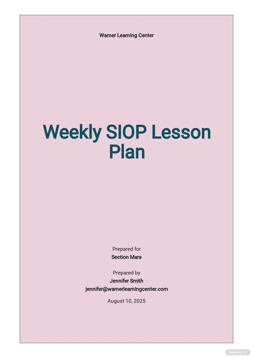 Weekly SIOP Lesson Plan Template.jpe