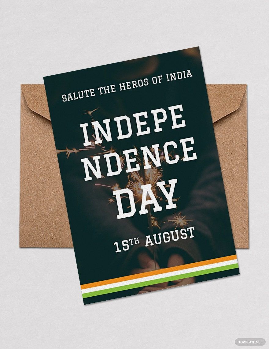 15th August Independence Day Template in PSD