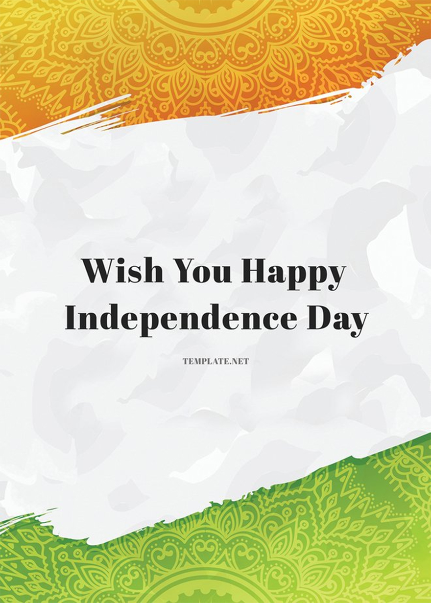 Happy Independence Day Template