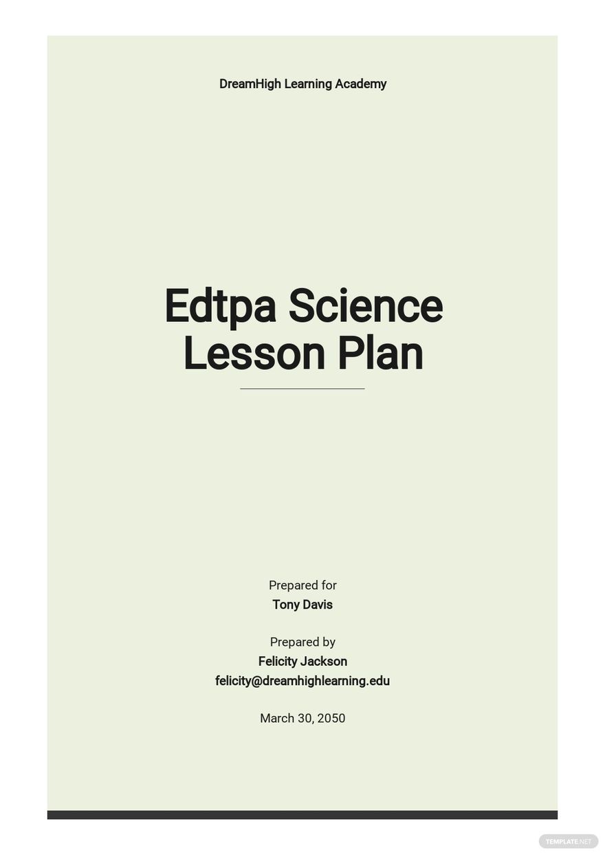 Edtpa Science Lesson Plan Template.jpe