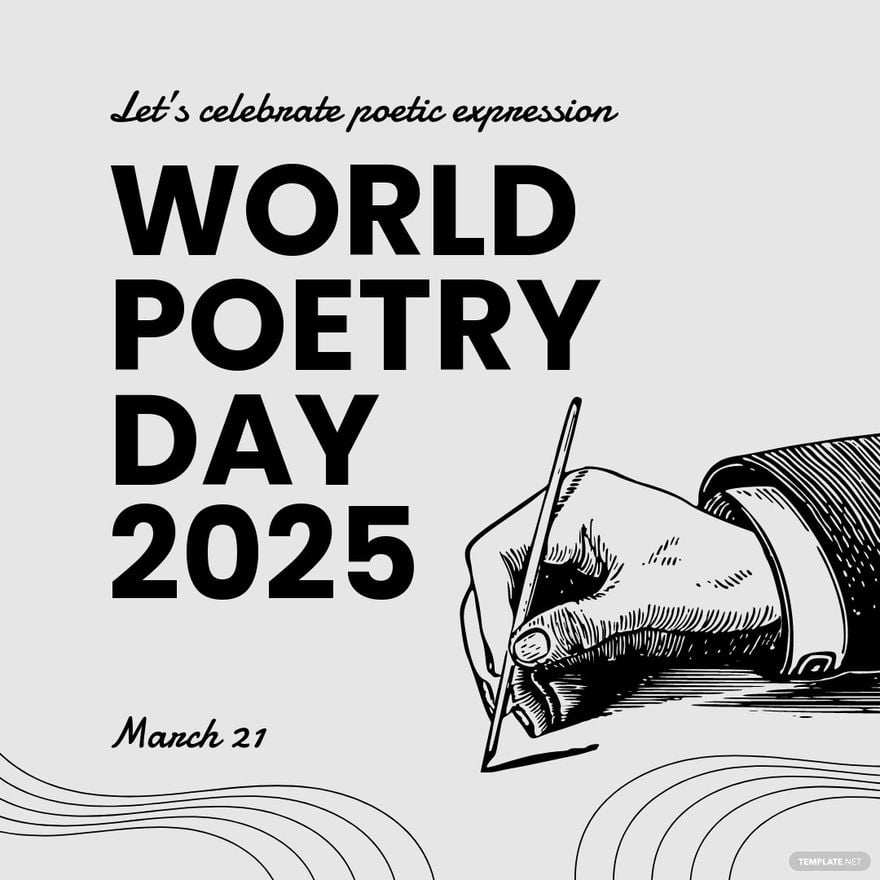 Free World Poetry Day Instagram Post Template