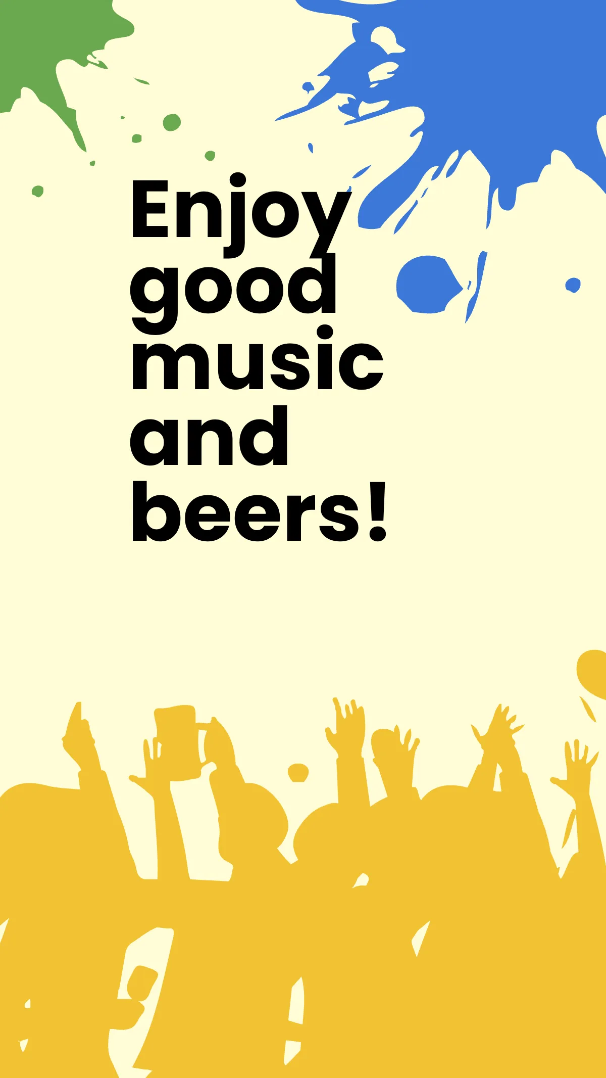 Free Holi Celebration Instagram Story Template to Edit Online