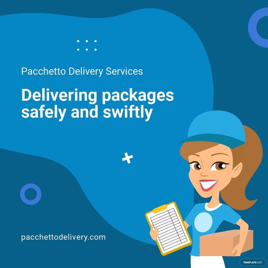 Package Delivery Instagram Post Template