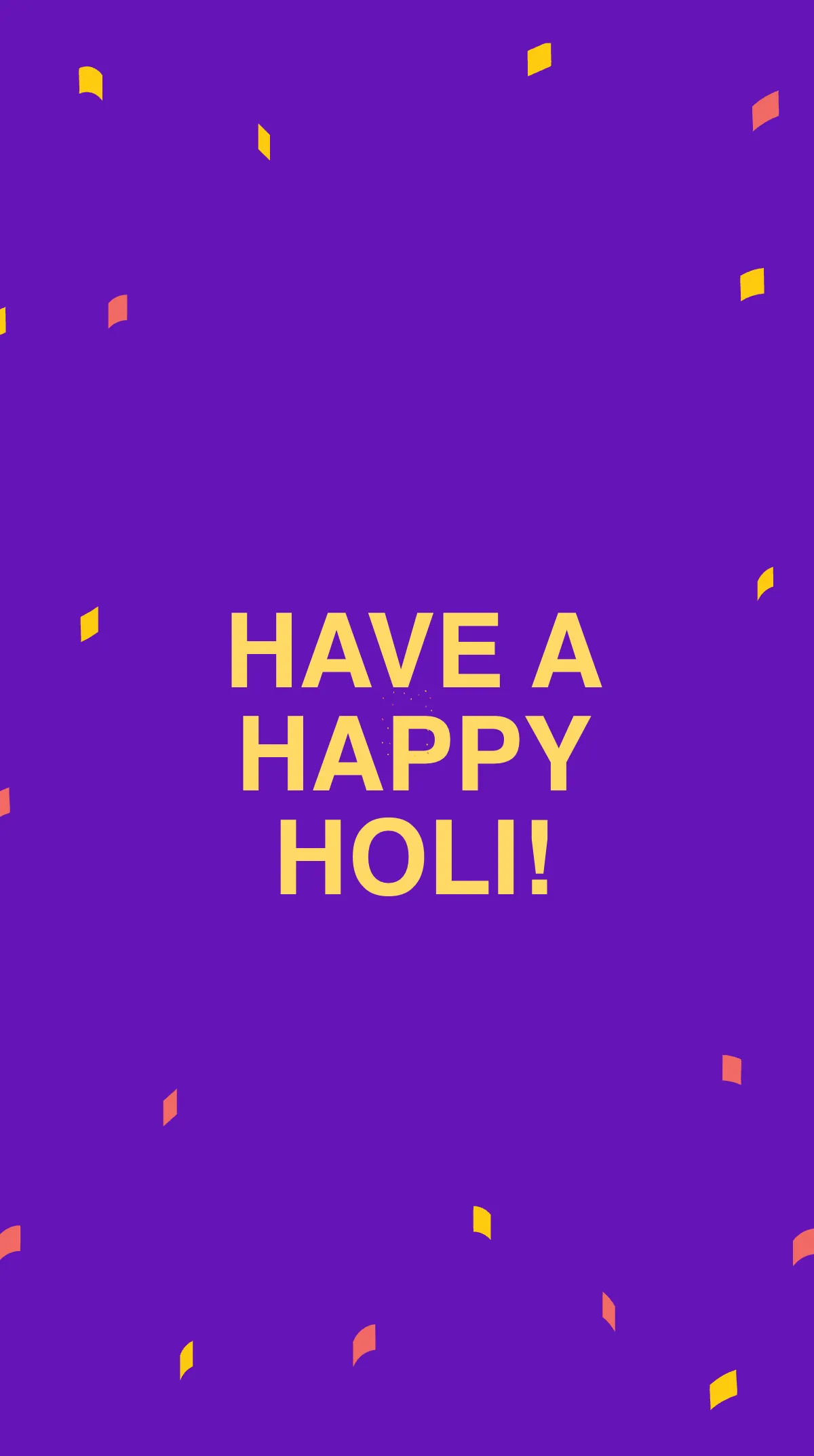 Free Holi Festival Fun Run Instagram Story Template to Edit Online