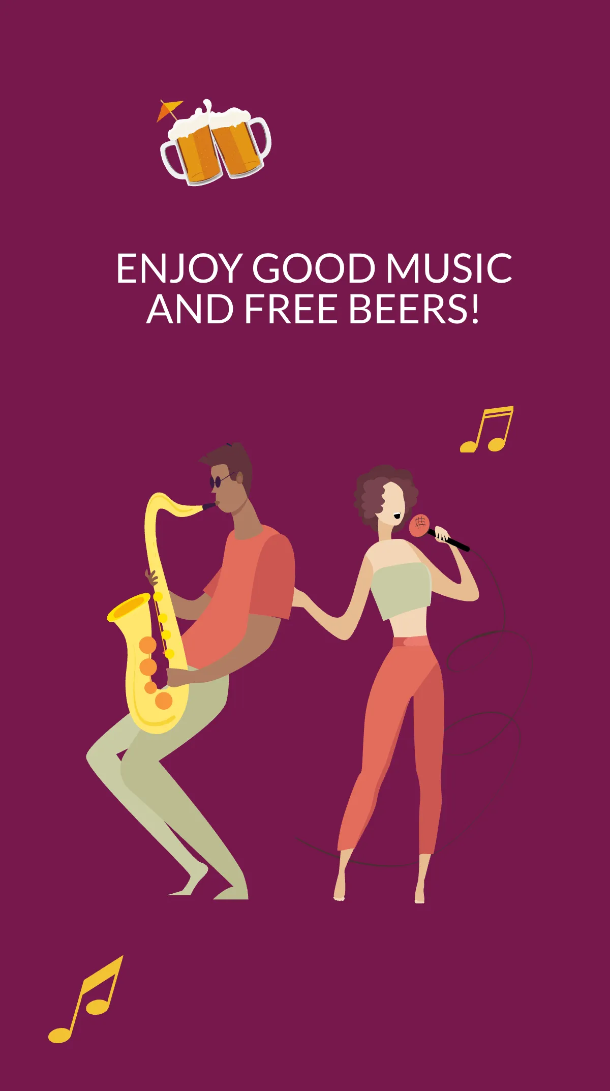 Free Holi Event Instagram Story Template to Edit Online