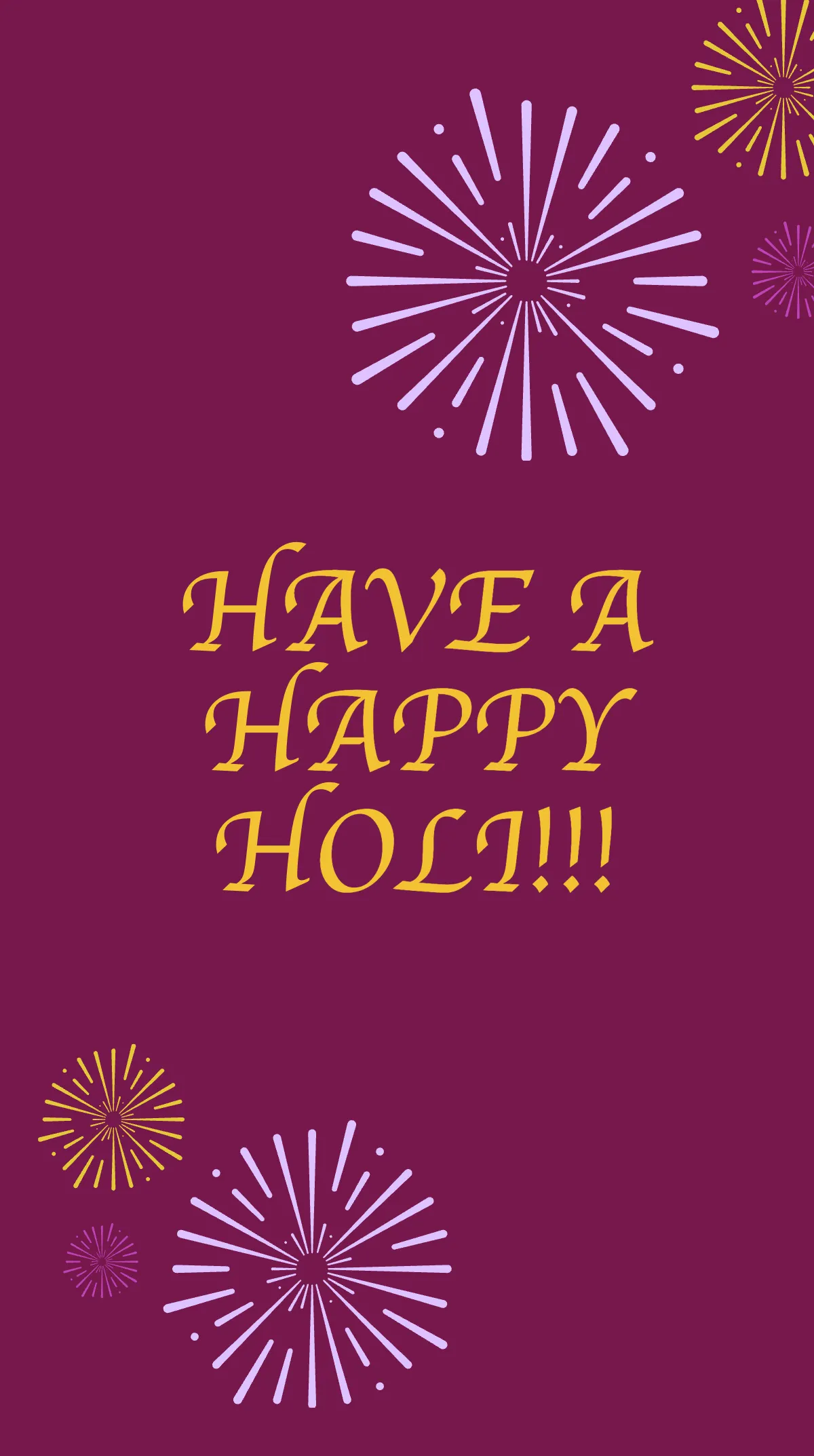 Free Holi Event Instagram Story Template to Edit Online